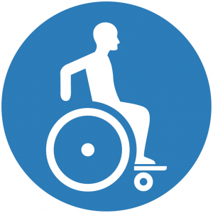 Körperliche Behinderung Rollstuhlfahrer
